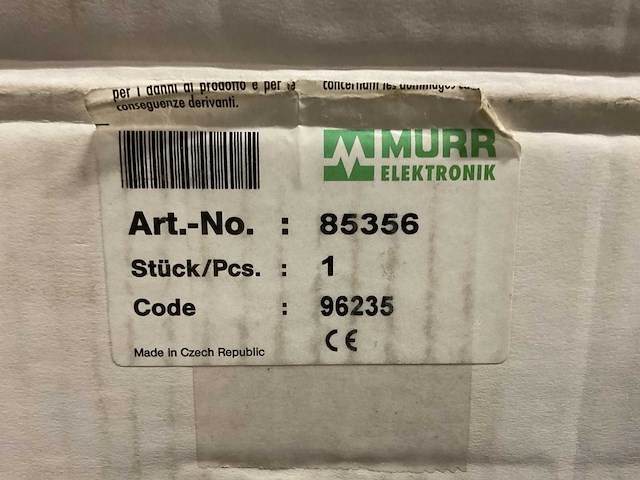 Murr elektonik men 20 (85356) voeding - afbeelding 3 van  3