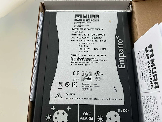 Murr geschakelde industriële voeding (2x) - afbeelding 2 van  2