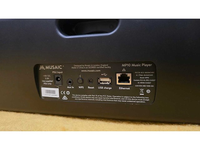 Musaic - mp10 - wireless music player - bluetooth speaker - afbeelding 12 van  12