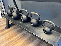 Muscle power kettlebell rack met 9 kettlebells - afbeelding 4 van  4
