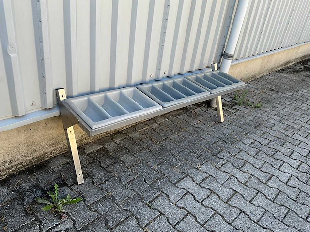 Muurbeugel voor bestekbak - afbeelding 1 van  6