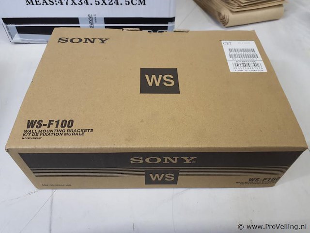 Muurbeugels t.b.v. sony ws-f100 - afbeelding 2 van  2