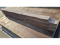 Muurblokken brown black genuanceerd (ca.224 stuks)