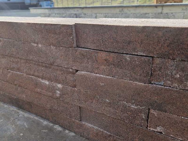 Muurblokken brown black genuanceerd (ca.224 stuks) - afbeelding 4 van  5