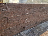 Muurblokken brown black genuanceerd (ca.224 stuks) - afbeelding 5 van  5