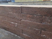 Muurblokken brown black genuanceerd (ca.896 stuks) - afbeelding 4 van  5