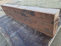 Muurblokken shaded brown (ca.296 stuks)