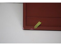 Muurdecoratie rood fsc 100% l70xb90xh25cm - afbeelding 3 van  4