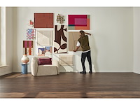 Muurdecoratie rood fsc 100% l70xb90xh25cm - afbeelding 4 van  4