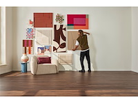 Muurdecoratie rood fsc 100% - afbeelding 3 van  5