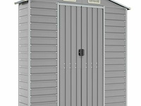 Muurkast gegalvaniseerd staal grijs - afm: 191x40x198 cm (bxdxh) - afbeelding 1 van  1