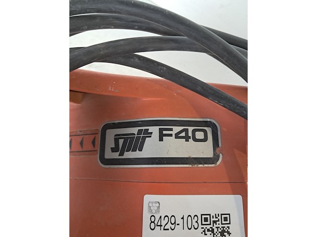 Muursleuvenfreesmachine 230v spit, f40, bouwjaar 2011 - afbeelding 6 van  9