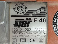 Muursleuvenfreesmachine 230v spit, f40, bouwjaar 2012 - afbeelding 7 van  8