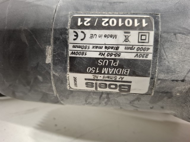 Muursleuvenzaag - 40mm - 230v mtd, sd1500, bouwjaar 2021 - afbeelding 7 van  8