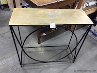 Muurtafel metaal b:81 d:32 h:77 - afbeelding 1 van  3