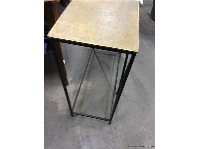 Muurtafel metaal b:81 d:32 h:77 - afbeelding 3 van  3