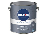 Muurverf mat histor, perfect finish, sheffield grey, 2,5 liter - afbeelding 2 van  2