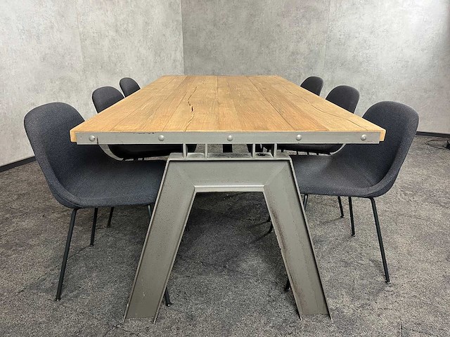 Muuto - 6p industriële vergaderopstelling 200x100 - afbeelding 4 van  18