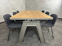 Muuto - 6p industriële vergaderopstelling 200x100 - afbeelding 4 van  18