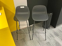 Muuto fiber barkruk (2x) - afbeelding 2 van  5