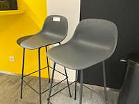 Muuto fiber barkruk (2x) - afbeelding 3 van  5