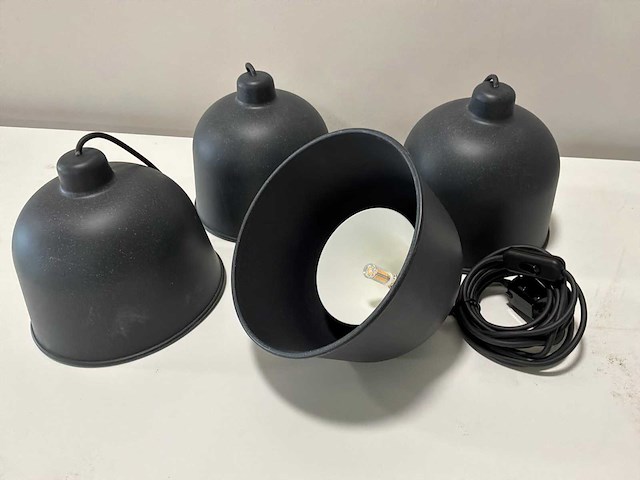 Muuto grain black 12237 plafondlamp (4x) - afbeelding 1 van  8