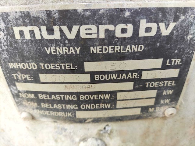Muvero - 150 r - kookketel - afbeelding 9 van  17