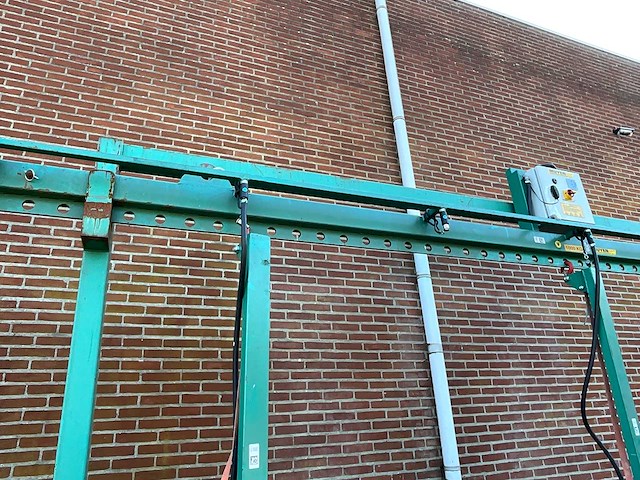 Muyen - glasinstallatieset 1000kg, max lengte 725cm - compressor, 5 verstelbare armen met 2 zuigers, 2 bokken - afbeelding 3 van  13