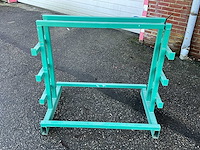 Muyen - glasinstallatieset 1000kg, max lengte 725cm - compressor, 5 verstelbare armen met 2 zuigers, 2 bokken - afbeelding 5 van  13