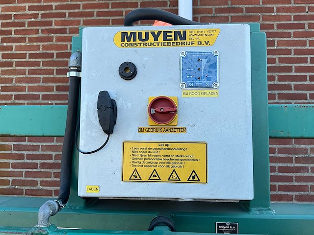 Muyen - glasinstallatieset 1000kg, max lengte 725cm - compressor, 5 verstelbare armen met 2 zuigers, 2 bokken - afbeelding 8 van  13