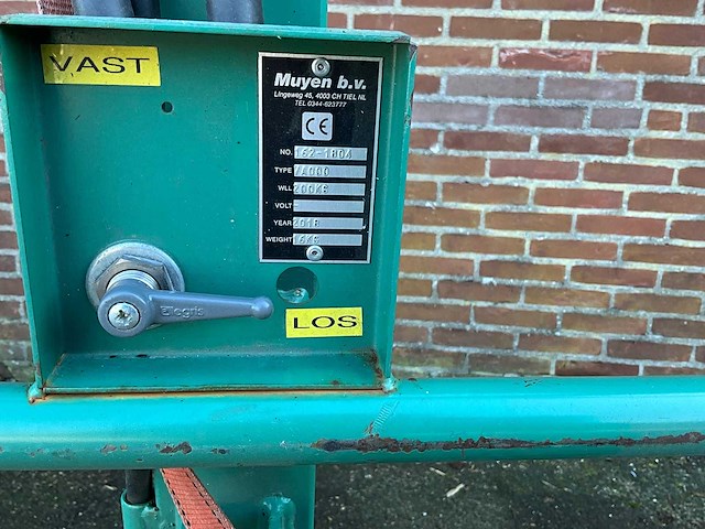 Muyen - glasinstallatieset 1000kg, max lengte 725cm - compressor, 5 verstelbare armen met 2 zuigers, 2 bokken - afbeelding 11 van  13