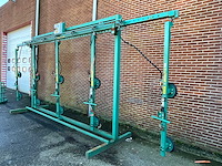 Muyen - glasinstallatieset 1000kg, max lengte 725cm - compressor, 5 verstelbare armen met 2 zuigers, 2 bokken - afbeelding 3 van  13