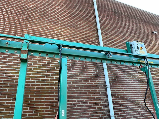 Muyen - glasinstallatieset 1000kg, max lengte 725cm - compressor, 5 verstelbare armen met 2 zuigers, 2 bokken - afbeelding 3 van  13