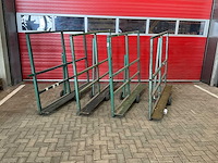 Muyen mobiel glas transporteur (4x)