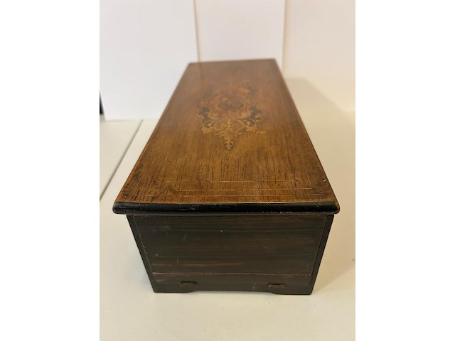 Muziek speeldoos 4 melodien nicole frerès ca 1840 - afbeelding 3 van  9