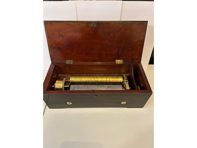 Muziek speeldoos 4 melodien nicole frerès ca 1840 - afbeelding 6 van  9