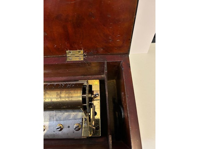 Muziek speeldoos 4 melodien nicole frerès ca 1840 - afbeelding 7 van  9