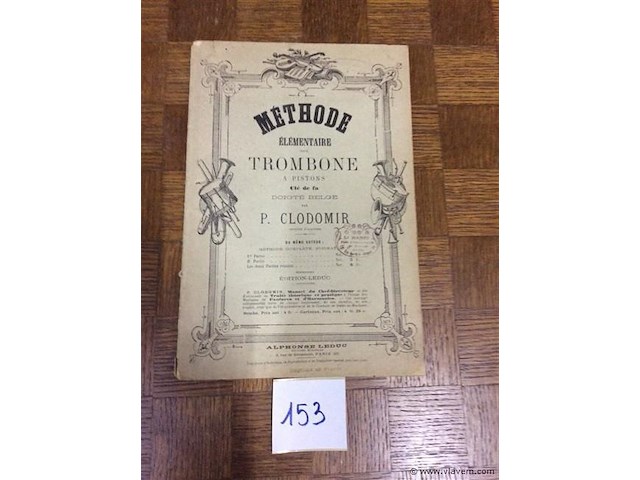 Muziekboek trombone - afbeelding 1 van  3