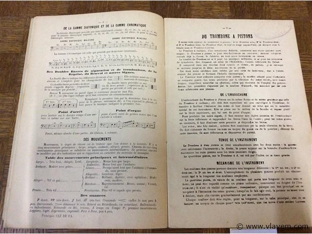 Muziekboek trombone - afbeelding 2 van  3