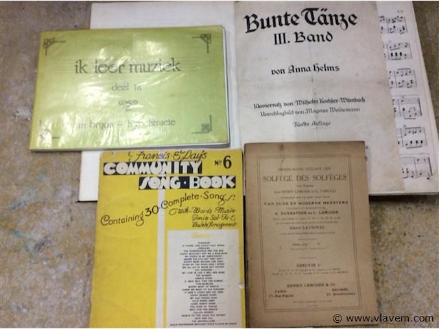 Muziekboeken - afbeelding 1 van  3