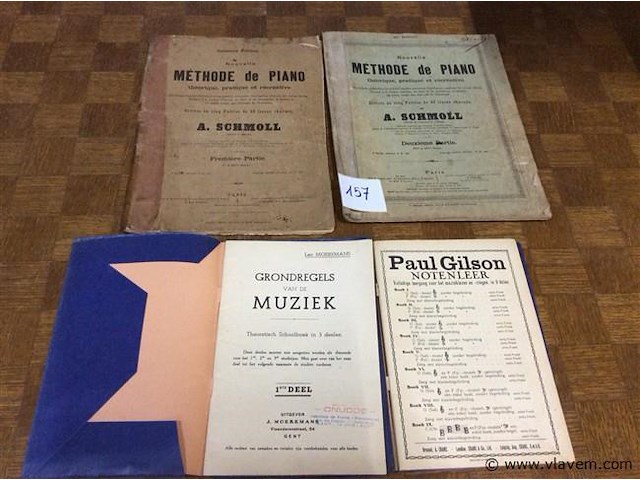 Muziekboekjes 4stuks - notenleer/ grondregels….. - afbeelding 1 van  2