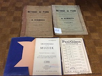 Muziekboekjes 4stuks - notenleer/ grondregels….. - afbeelding 1 van  2