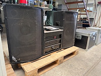 Muziekinstallatie met speakers - afbeelding 1 van  4