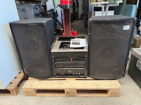 Muziekinstallatie met speakers - afbeelding 3 van  4