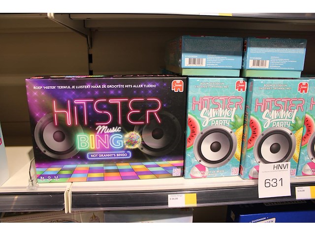 Muziekspellen jumbo hitster w.o. bingo, summerparty, guilty pleasures, movies &tv, rock, ruim 30 stuks. - afbeelding 2 van  5