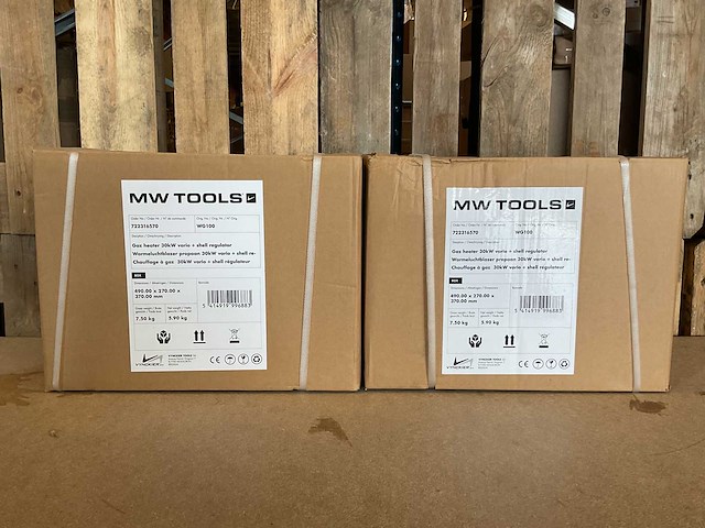 Mw tools - heteluchtkanon (2x) - afbeelding 2 van  2