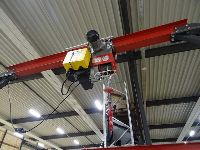 Mw tools - mobiele portaalkraan met elektrische takel - afbeelding 2 van  5
