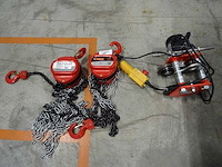 Mw tools - takel 1 ton (2x) - afbeelding 1 van  5