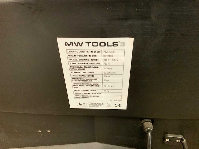 Mw tools mobiele airco - afbeelding 1 van  2