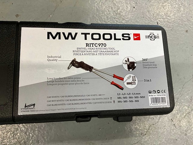Mw tools ritc970 blindklinktang - afbeelding 6 van  6